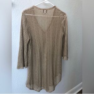 Gold Swimsuit Cover Up from Just Add Water